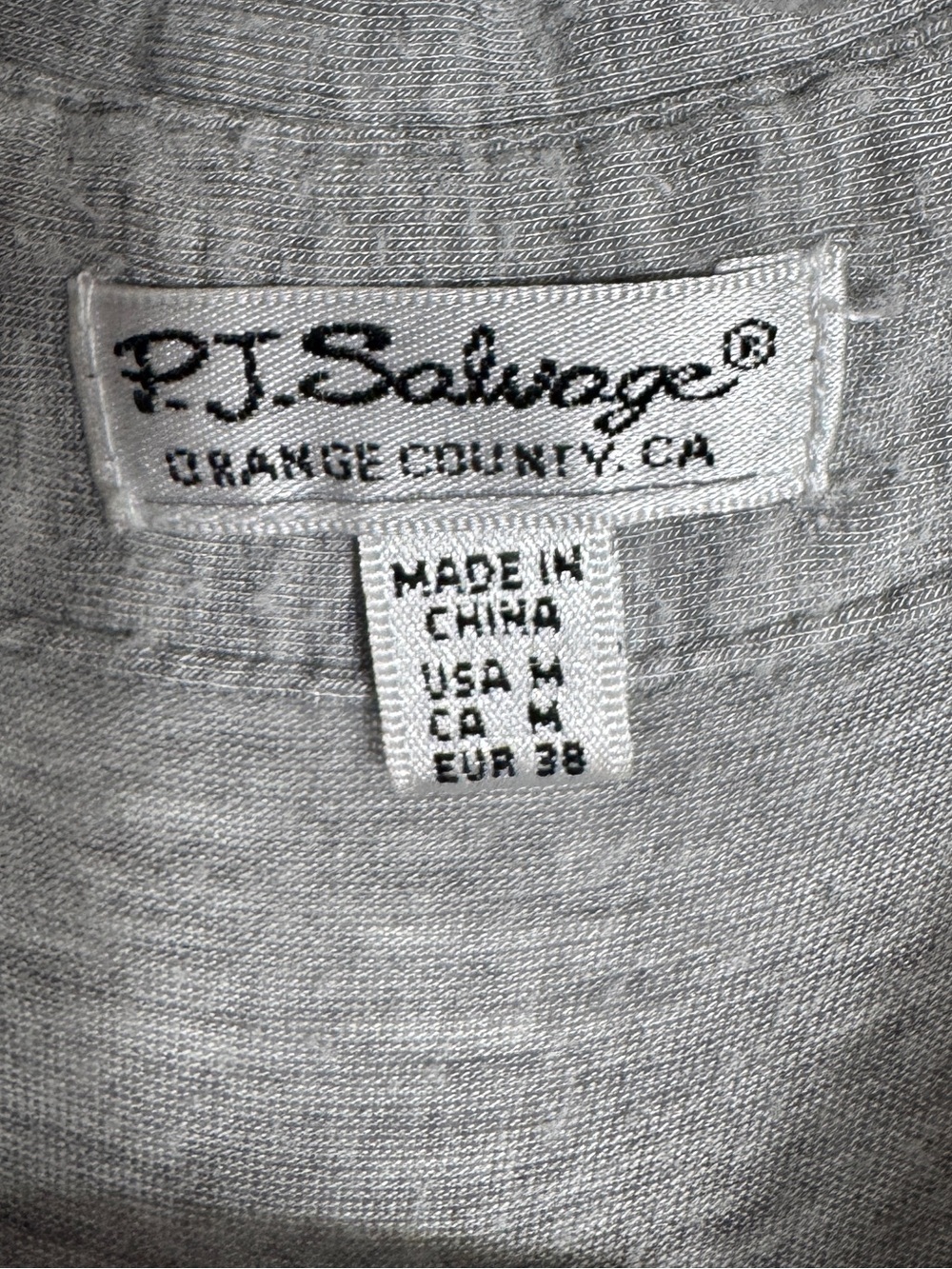 PJ Salvage Gray Nightshirt, Size M - Picture 4 of 6